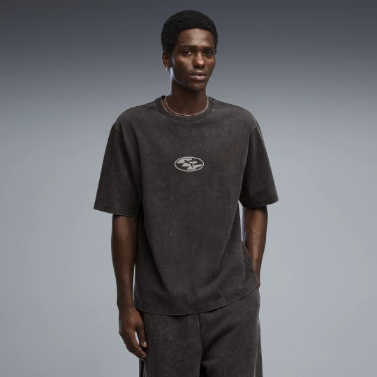 Foto van product PUMA Graphic uniseks T-shirt, Zwart
