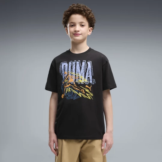 Foto van product PUMA Graphics Relaxed Sport T-shirt voor Heren, Zwart