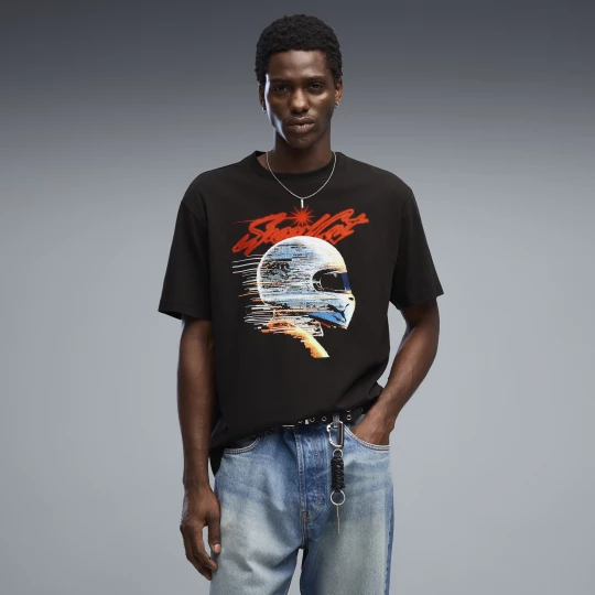 Foto van product PUMA Graphics Speedcat relaxt T-shirt voor Heren, Zwart