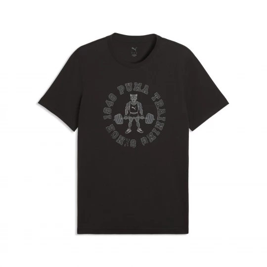 Foto van product PUMA Graphics Training-T-shirt voor Heren, Zwart
