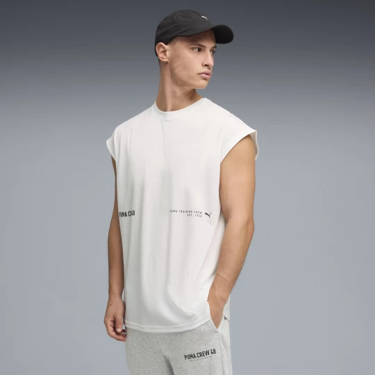 Foto van product PUMA Graphics Trainings Cutoff tanktop voor Heren, Wit