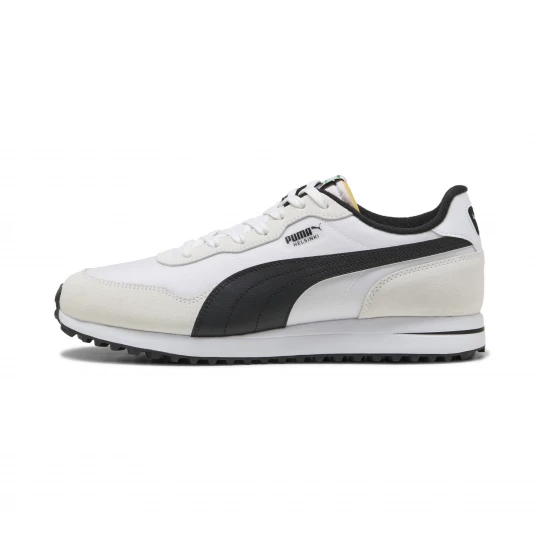 Foto van product PUMA Helsinki golfschoenen uniseks voor Heren, Zwart / Wit zielony