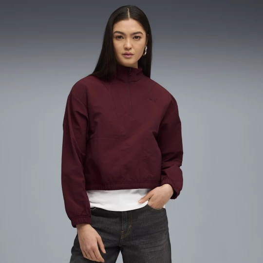 Foto van product PUMA HER relaxte top met halve rits voor Dames