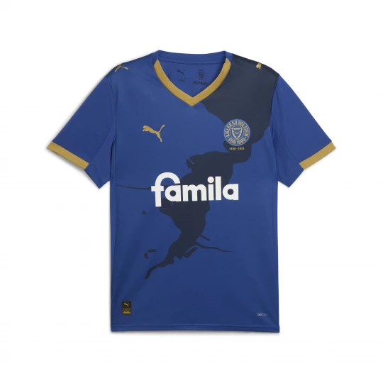 Foto van product PUMA Holstein Kiel 25 / 26 thuisshirt voor Heren, Blauw / Goud