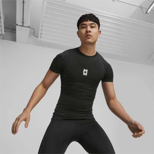 Foto van product PUMA Hoops Team basketbal T-shirt voor Heren, Zwart