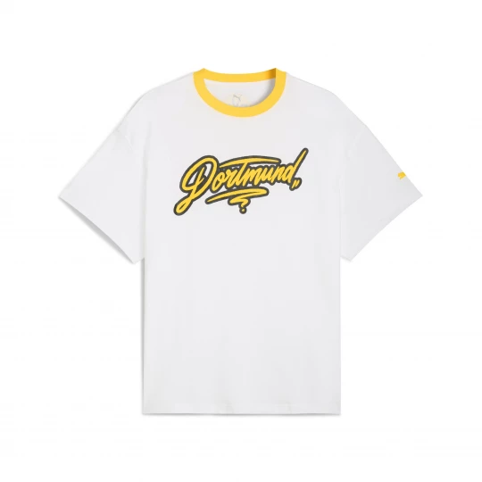 Foto van product PUMA HOOPS x Borussia Dortmund T-shirt I voor Heren, Wit