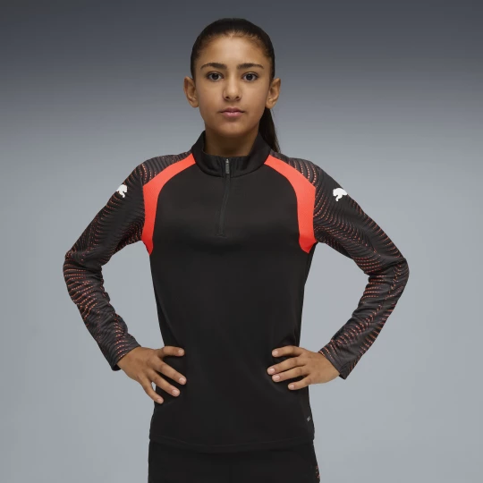 Foto van product PUMA individualFINAL voetbaltop met kwartrits, Zwart / Rood