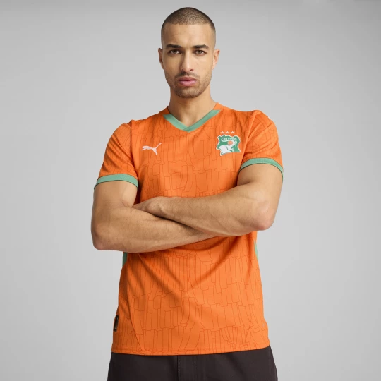 Foto van product PUMA Ivoorkust 2025 thuisshirt voor Heren, Oranje