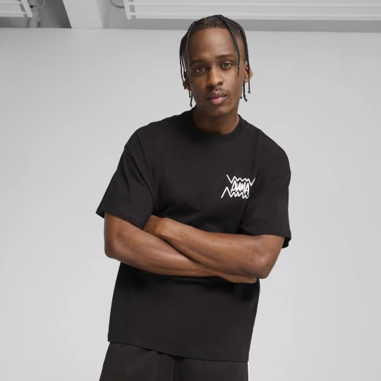 Foto van product PUMA Jaws Core basketbalshirt voor Heren, Zwart