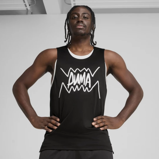 Foto van product PUMA Jaws Core basketbaltanktop voor Heren, Zwart