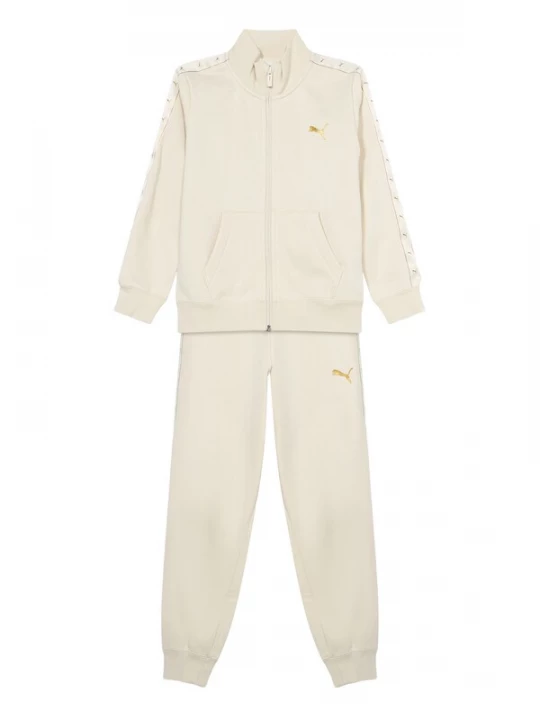 Foto van product PUMA Joggingpak 'Ess' crème / goud