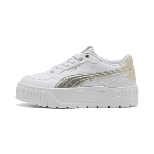 Foto van product PUMA Karmen II Idol Metallic Whisper sneakers voor Dames, Wit / Goud