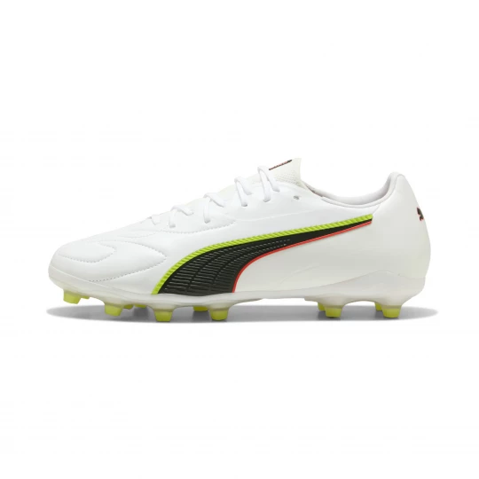 Foto van product PUMA KING 20 MATCH FG / AG uniseks voetbalschoenen, Rood / Geel / Wit