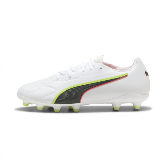Foto van product PUMA KING 20 MATCH FG / AG voetbalschoenen, Rood / Geel / Wit