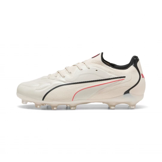 Foto van product PUMA KING 20 PRO FG / AG uniseks voetbalschoenen, Zwart / Rood / Bruin