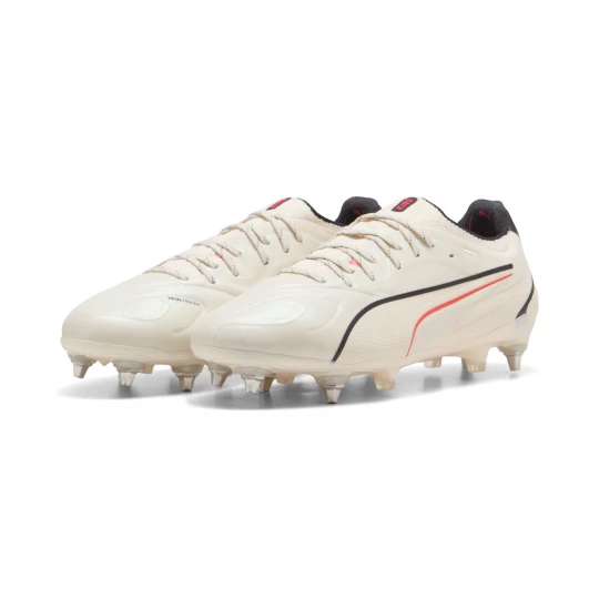 Foto van product PUMA KING 20 ULTIMATE MxSG voetbalschoenen, Zwart / Rood / Bruin
