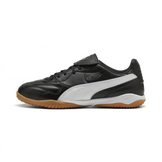 Foto van product PUMA KING LIGA IT uniseks voetbalschoenen, Zwart / Wit / Zilver