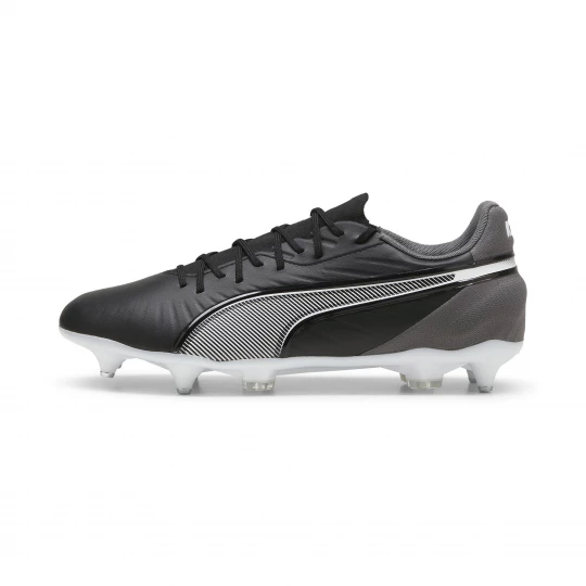 Foto van product PUMA KING MATCH MxSG voetbalschoenen, Zwart / Grijs / Wit