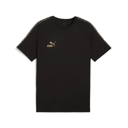 Foto van product PUMA KING T-shirt voor Heren, Zwart / Goud