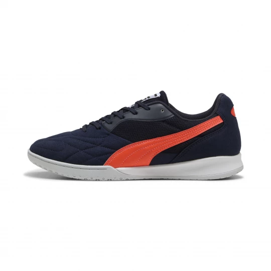 Foto van product PUMA KING TOP TT voetbalschoenen, Blauw / Rood / Zilver