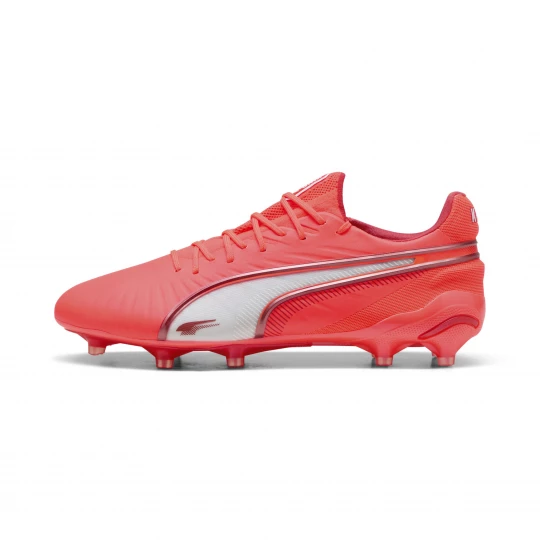 Foto van product PUMA KING ULTIMATE FG / AG voetbalschoenen, Rood / Wit