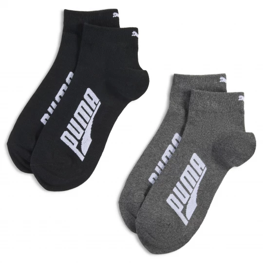 Foto van product PUMA Korte uniseks sokken (set van 2), Zwart / Wit