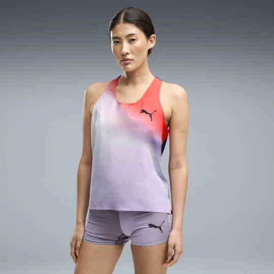 Foto van product PUMA Lightspeed ULTRAWEAVE Graphic hardloopsinglet voor Dames