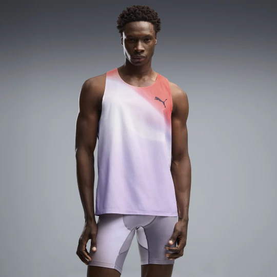 Foto van product PUMA Lightspeed ULTRAWEAVE Graphic hardloopsinglet voor Heren