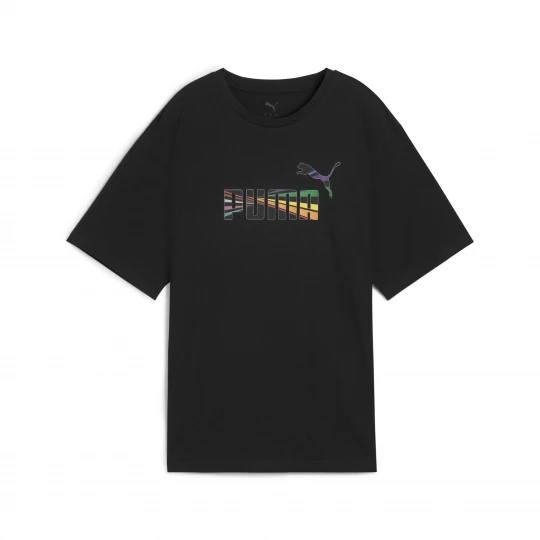 Foto van product PUMA LOVE UNITED Relaxed T-shirt voor Dames, Zwart