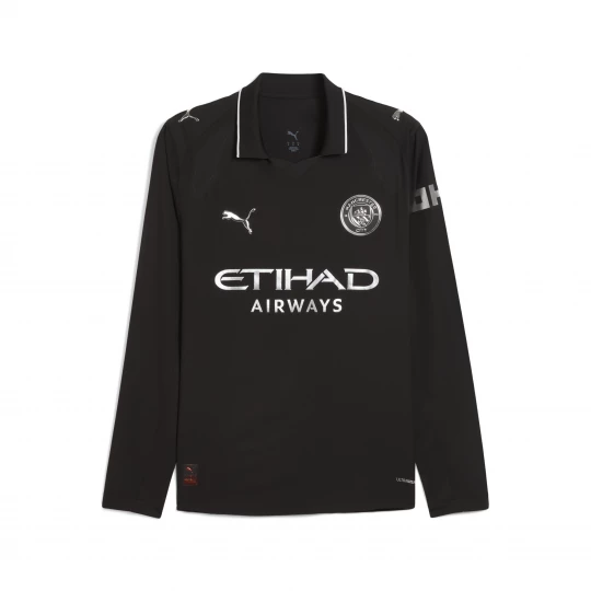 Foto van product PUMA Manchester City 25 / 26 Authentic uitshirt met lange mouw voor Heren, Zwart