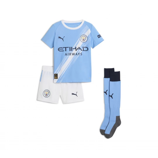 Foto van product PUMA Manchester City 25 / 26 mini-thuistenue, Blauw / Wit niebieski