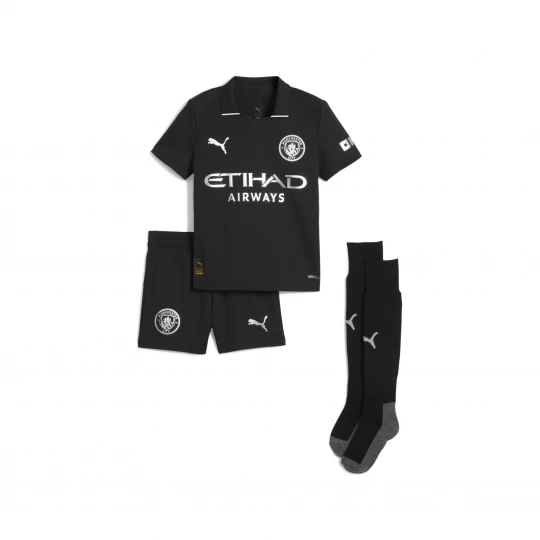 Foto van product PUMA Manchester City 25 / 26 mini-uittenue, Zwart