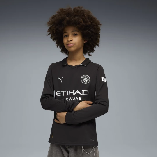 Foto van product PUMA Manchester City 25 / 26 uitshirt met lange mouw, Zwart
