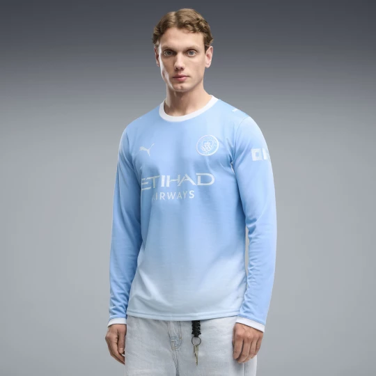 Foto van product PUMA Manchester City 26 / 27 thuisshirt met lange mouwen voor Heren, Blauw