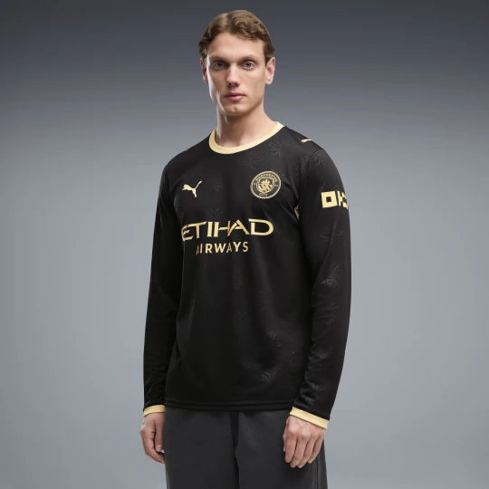 Foto van product PUMA Manchester City 26 / 27 uitshirt met lange mouwen voor Heren, Zwart