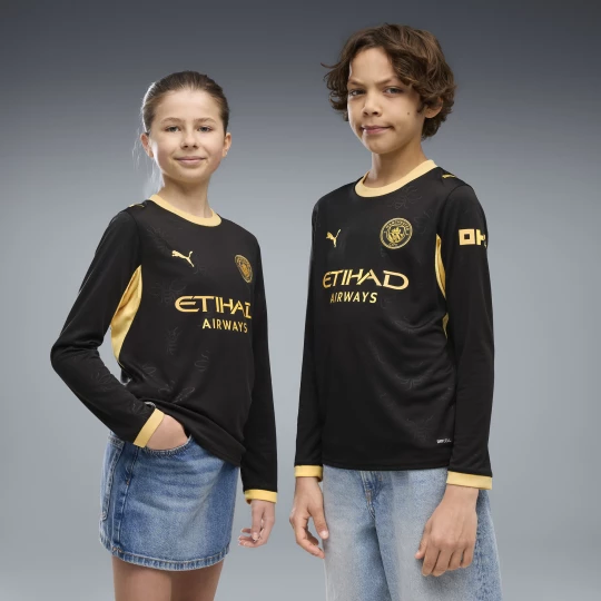 Foto van product PUMA Manchester City 26 / 27 uitshirt met lange mouwen, Zwart