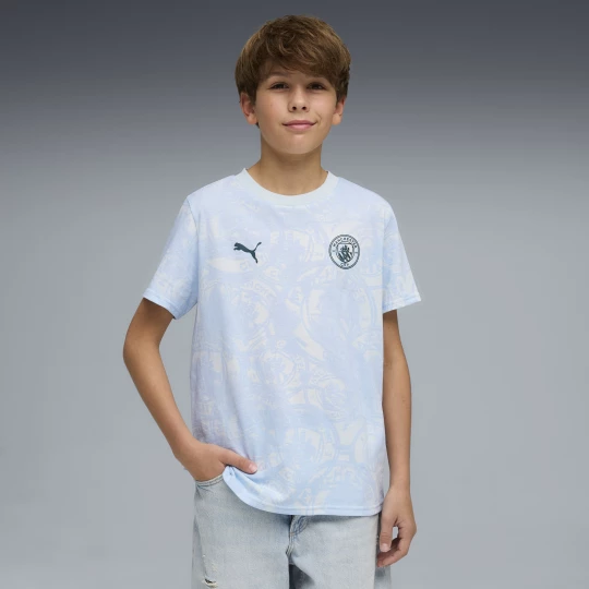 Foto van product PUMA Manchester City FtblCulture T-shirt met all-over-print voor Heren, Blauw