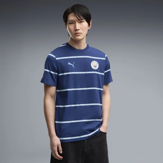 Foto van product PUMA Manchester City ftblCulture T-shirt met print voor Heren, Zwart