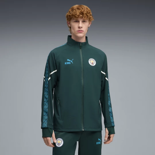 Foto van product PUMA Manchester City KING Ultimate Anthem trainingsjack voor Heren, Blauw / Groen
