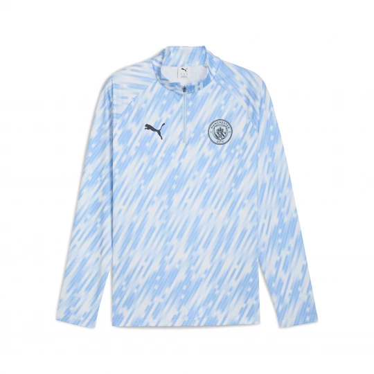 Foto van product PUMA Manchester City top met kwartrits voor Heren, Zilver