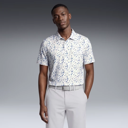 Foto van product PUMA MATTR Lighthouse golfpolo voor Heren, Blauw / Wit zielony