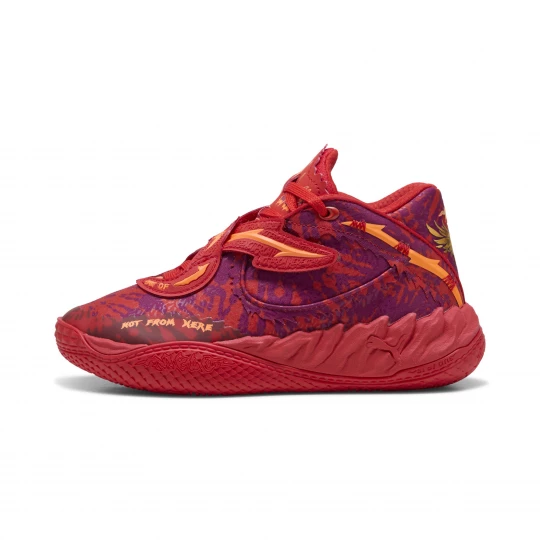 Foto van product PUMA MB.05 Crowd Surf basketbalschoenen, Rood / Oranje