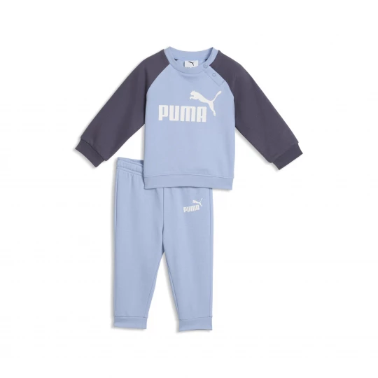 Foto van product PUMA Minicats Essentials Raglan Crew set, Blauw