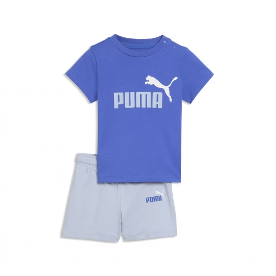 Foto van product PUMA Minicats Essentials Set met T-shirt en short, Blauw