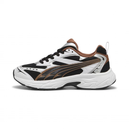 Foto van product PUMA Morphic Metallic sneakers voor Dames, Zwart / Bruin