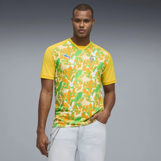Foto van product PUMA Neymar Jr BraziliÃ« Passion shirt voor Heren, Groen / Geel / Wit