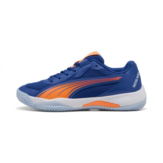 Foto van product PUMA NOVA Court Momo GonzÃ¡lez padelschoenen uniseks, Blauw / Wit