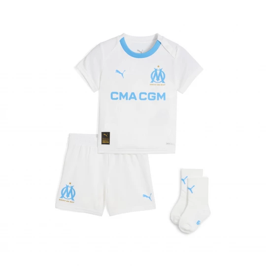 Foto van product PUMA Olympique de Marseille 25 / 26 baby-thuistenue, Blauw / Wit