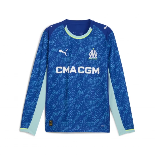 Foto van product PUMA Olympique de Marseille 25 / 26 derde shirt met lange mouwen voor Heren, Blauw