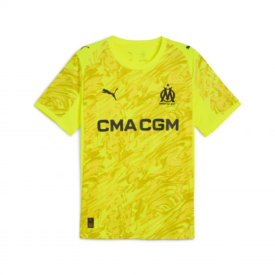 Foto van product PUMA Olympique de Marseille 25 / 26 keepersshirt voor Heren, Zwart / Geel